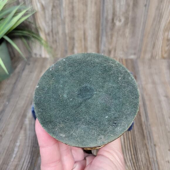 Vintage Brass Eagle Paperweight, Wood Base Figurine - Picture 5 of 8